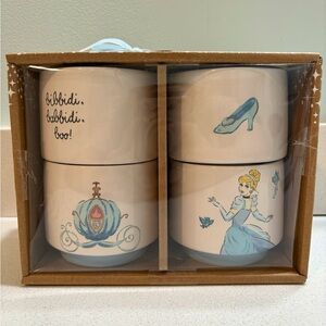 Rae Dunn - Cinderella Set of 4 Ramekins Mugs